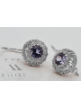 Vintage Vintage 925 Silver Alexandrite earrings vec002s