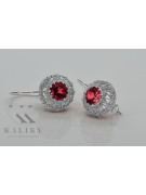 copy of Russe soviétique argent 925 Alexandrite Rubis Émeraude Saphir Aigue-marine Zircon ... Boucles d’oreilles vec002s