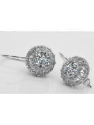 Vintage Vintage 925 Silver Zircon earrings vec002s