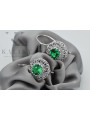 copy of Russe soviétique argent 925 Alexandrite Rubis Émeraude Saphir Aigue-marine Zircon ... Boucles d’oreilles vec002s