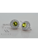 Vintage Vintage 925 Silver Peridot earrings vec002s