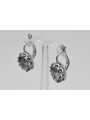 "Raffinées boucles d'oreilles d'origine vintage en or rose 14 carats" vec079