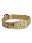 Gold men's watch Geneve ★ zlotychlopak.pl ★ Gold purity 585 333 Low Price!