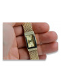 Gold men's watch Geneve ★ zlotychlopak.pl ★ Gold purity 585 333 Low Price!