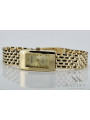 Gold men's watch Geneve ★ zlotychlopak.pl ★ Gold purity 585 333 Low Price!