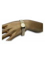 Gold men's watch Geneve ★ zlotychlopak.pl ★ Gold purity 585 333 Low Price!