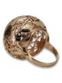 Russisch Sowjet rosa 14 Karat 585 gold Vintage Ring vrn014