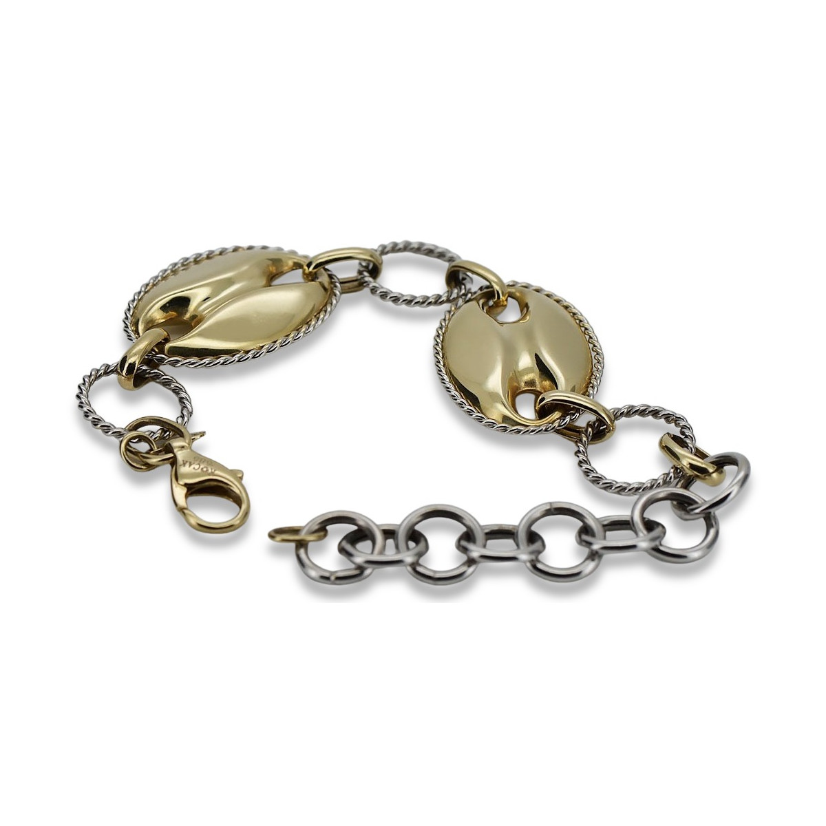 Bracelet ★ en or rose jaune russiangold.com ★ Or 585 333 Prix bas