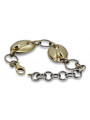 Gelb Roségold Armband ★ russiangold.com ★ Gold 585 333 Niedriger Preis