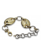 Yellow rose gold bracelet ★ russiangold.com ★ Gold 585 333 Low price