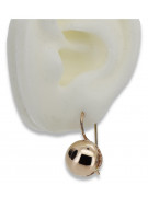 Boucles d’oreilles en or zlotychlopak.pl ★ Échantillon d’or ★ 585 333 Prix bas!