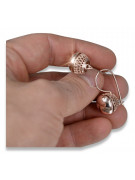 silver 925 rose gold plated  Vintage earrings ven122rp