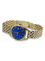 Gold men's watch Geneve ★ zlotychlopak.pl ★ Gold purity 585 333 Low Price!