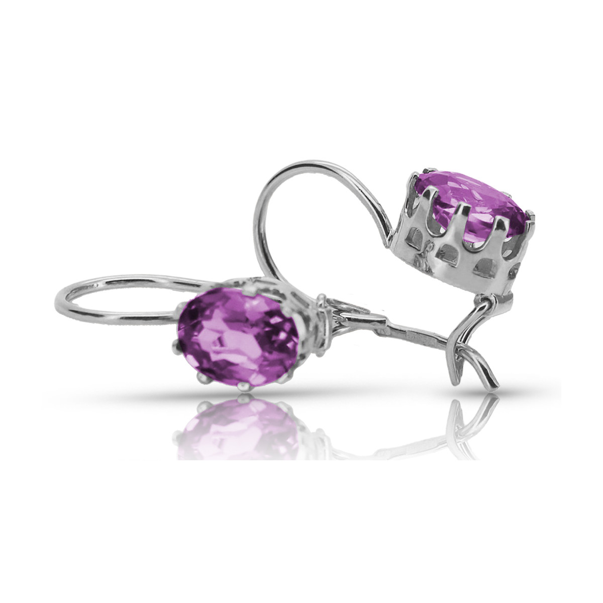 copy of Argent 925 Alexandrite Rubis Émeraude Saphir Aigue-marine Zircon ... Boucles d’oreilles VEC196S