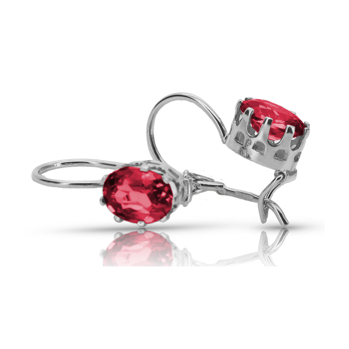 copy of Argent 925 Alexandrite Rubis Émeraude Saphir Aigue-marine Zircon ... Boucles d’oreilles VEC196S