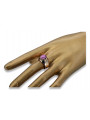 Rose soviétique russe 14k 585 or Alexandrite Ruby Emerald Sapphire Zircon ring vrc016