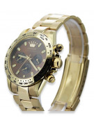 Gold men's watch Geneve ★ zlotychlopak.pl ★ Gold purity 585 333 Low Price!