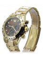 Reloj de oro para hombre Geneve ★ zlotychlopak.pl ★ Pureza de oro 585 333 Precio bajo!