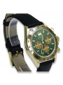 Gold men's watch Geneve ★ zlotychlopak.pl ★ Gold purity 585 333 Low Price!