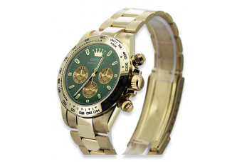 Goldene Herrenuhr Geneve ★ zlotychlopak.pl ★ Gold Reinheit 585 333 Niedriger Preis!