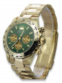 Gold men's watch Geneve ★ zlotychlopak.pl ★ Gold purity 585 333 Low Price!