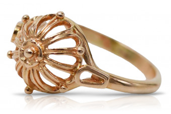 "Authentischer 14k Roségold Vintage Ring ohne Steine" vrn179