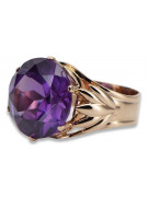 Russe soviétique rose 14k 585 or Alexandrite Rubis Émeraude Saphir Zircon bague vrc029