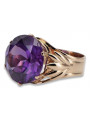 Russe soviétique rose 14k 585 or Alexandrite Rubis Émeraude Saphir Zircon bague vrc029