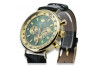 Reloj de hombre amarillo 14k 585 oro Geneve mw012y-gr