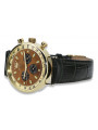 Reloj de hombre amarillo 14k 585 oro Geneve mw012y-br