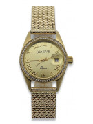 Reloj de oro para hombre Geneve ★ zlotychlopak.pl ★ Pureza de oro 585 333 Precio bajo!