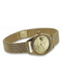 Gold men's watch Geneve ★ zlotychlopak.pl ★ Gold purity 585 333 Low Price!