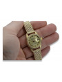 Gold men's watch Geneve ★ zlotychlopak.pl ★ Gold purity 585 333 Low Price!