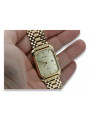 Goldene Herrenuhr Geneve ★ zlotychlopak.pl ★ Gold Reinheit 585 333 Niedriger Preis!