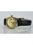 14k Gelbgolddame Rolex Style Uhr Geneve lw078ydg