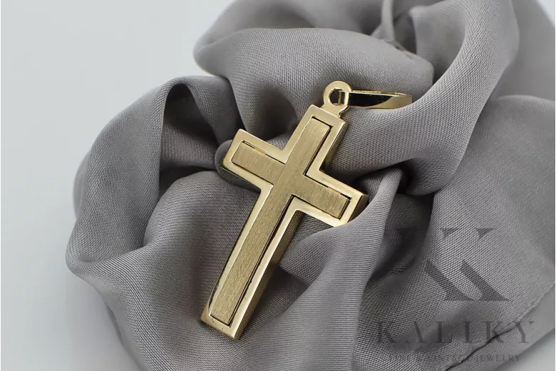 Croix ★ catholique d’or russiangold.com ★ or 585 333 Prix bas