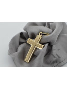 Golden Catholic Cross ★ russiangold.com ★ Gold 585 333 Low price