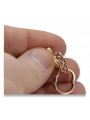 Authentisches 14k 585 Vintage-Roségold Hoops - Keine Steine. ven145