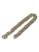 Italian yellow 14k 585 gold diamond cut bracelet cb041yw