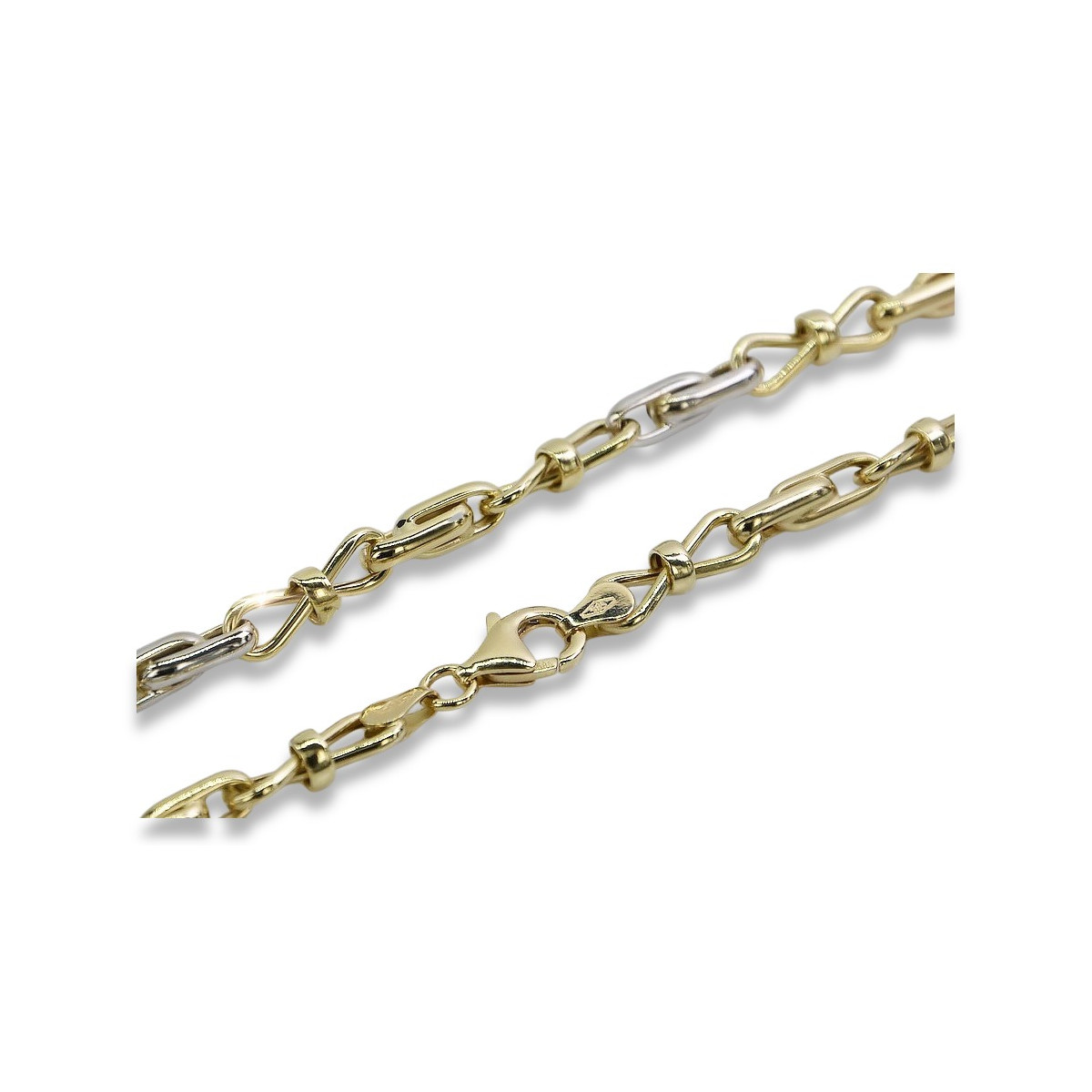 Italian yellow 14k gold bracelet cb061yw