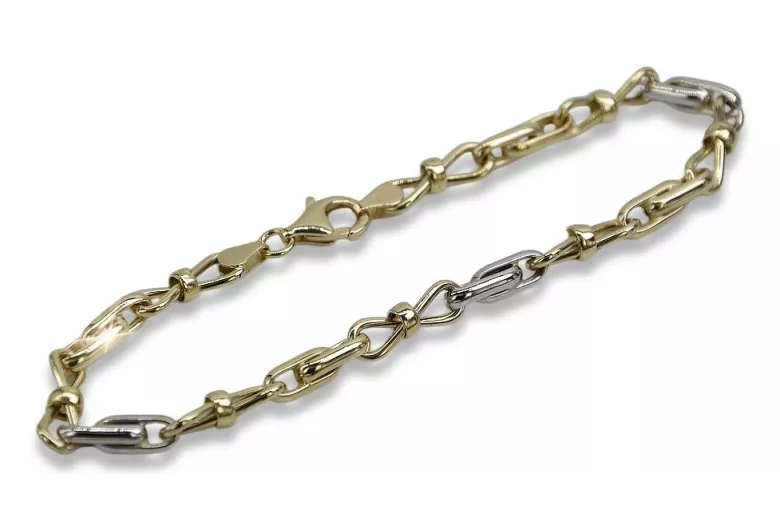 Bracelet italien en or jaune 14 carats cb061yw