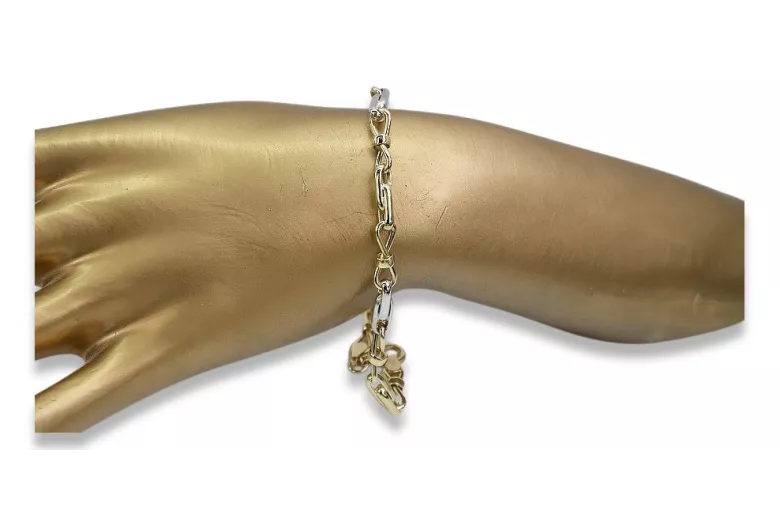 Brazalete italiano oro amarillo 14k cb061yw