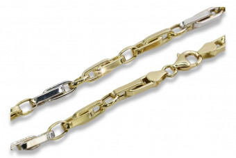 Italian yellow 14k gold bracelet cb062yw