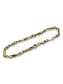 Bracelet italien en or jaune 14 carats cb063yw