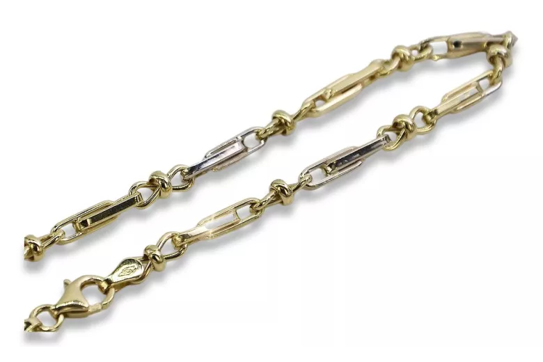 Bracelet italien en or jaune 14 carats cb063yw