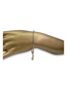 Brazalete italiano oro amarillo 14k cb063yw