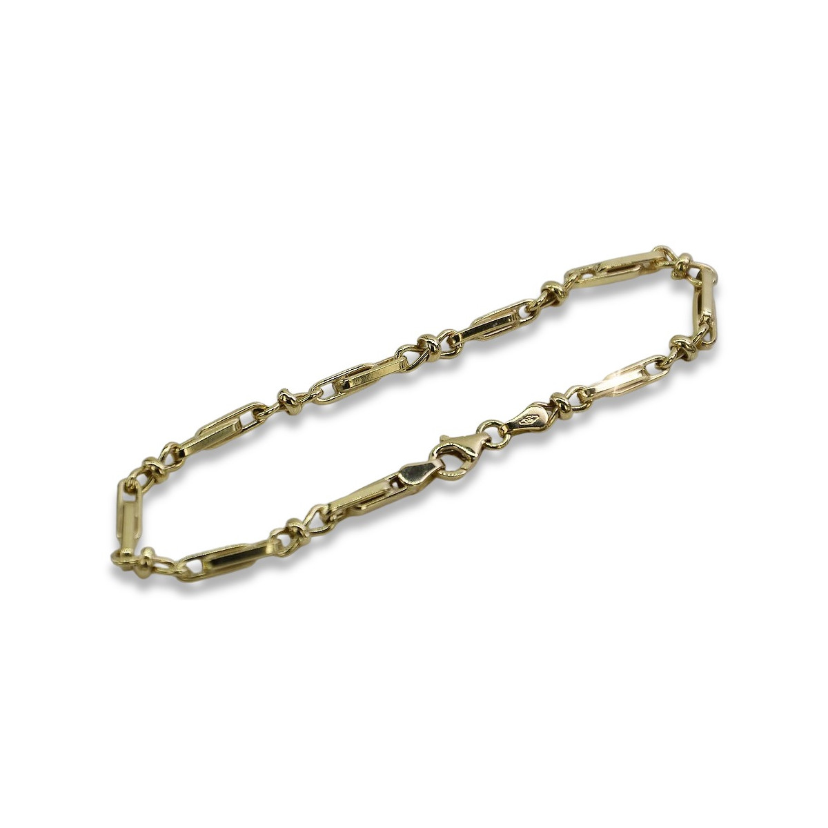 Italian yellow 14k gold bracelet cb063y