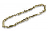 Italian yellow 14k gold bracelet cb063y