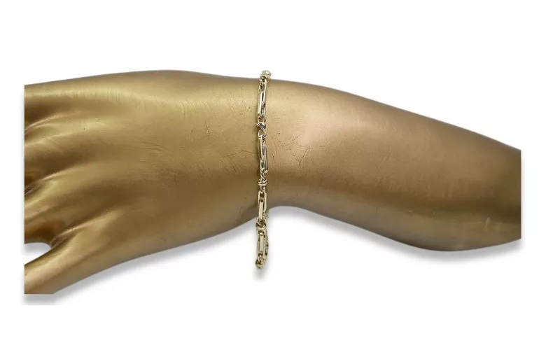 Brazalete italiano oro amarillo 14k cb063y