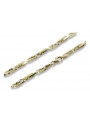 Italian yellow 14k gold bracelet cb064y